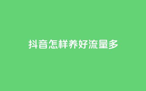抖音怎样养好流量多 - 1块1万粉 第1张 抖音怎样养好流量多 - 1块1万粉 第1张