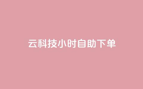 12云科技24小时自助下单 - 12云科技24小时自助订购，便捷高效无忧服务!  第1张