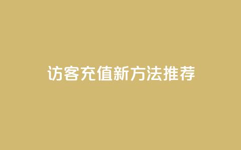 qq访客充值新方法推荐 第1张 qq访客充值新方法推荐 第1张