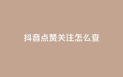 抖音点赞关注怎么查 - 如何查看抖音点赞和关注的情况! 第1张 抖音点赞关注怎么查 - 如何查看抖音点赞和关注的情况! 第1张