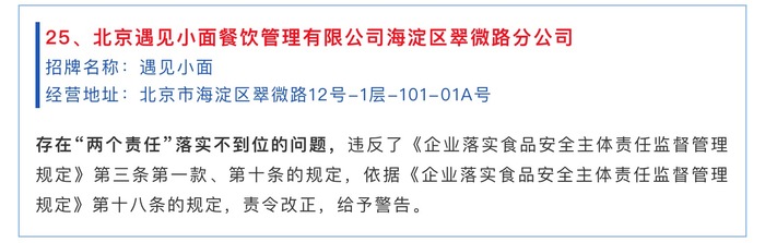 遇见小面闯关港股:单店日均销售额下滑,屡因食品安全被点名 第8张 遇见小面闯关港股:单店日均销售额下滑,屡因食品安全被点名 第8张