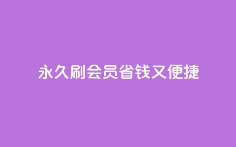 永久刷qqvip会员，省钱又便捷  第1张