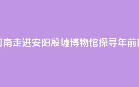 【何以中国 行走河南】走进安阳殷墟博物馆 探寻3300年前商代生活中的“美”  第1张