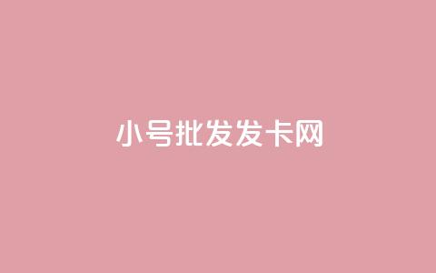 vx小号批发发卡网,全网自动下单平台 - 快手粉丝闲鱼 千叶卡盟  第1张