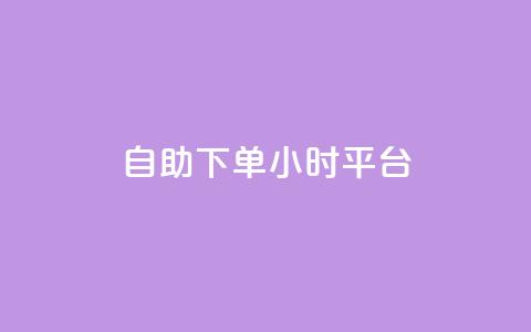 自助下单24小时平台ks - ks平台24小时自助下单，轻松选购~  第1张