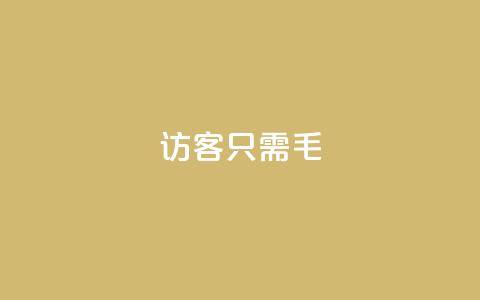 qq访客10000只需2毛,快手涨粉丝最快的方法步骤 - 抖音推广小程序怎么获得收益 qq空间点赞服务  第1张