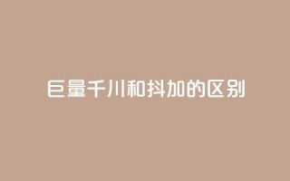巨量千川和抖加的区别,快手双击自助业务平台 - 永久会员 - 卡盟刷qq空间访客