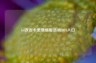 lol改名卡免费领取活动2024入口