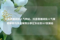 抖音直播间挂人气网站，抖音直播间挂人气策略解析与实战案例分享亿乐社区SUP货源站