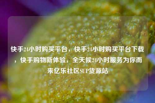 快手24小时购买平台，快手24小时购买平台下载，快手购物新体验，全天候24小时服务为你而来亿乐社区SUP货源站  第1张