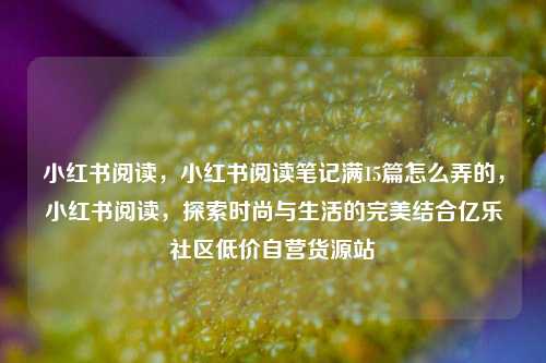 小红书阅读，小红书阅读笔记满15篇怎么弄的，小红书阅读，探索时尚与生活的完美结合亿乐社区低价自营货源站  第1张